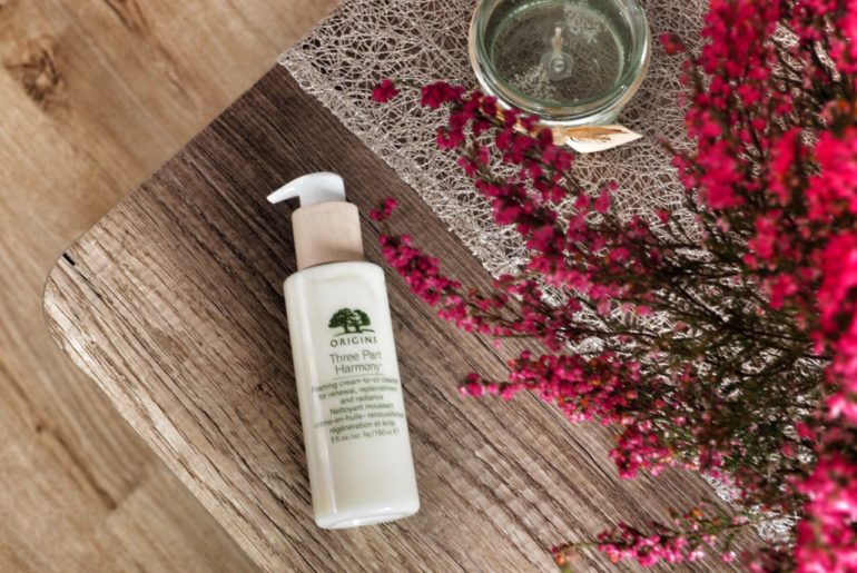 ORIGINS Three part Harmony™ Foaming Cream-to-Oil Cleanser for Renewal, Replenishment and Radiance
